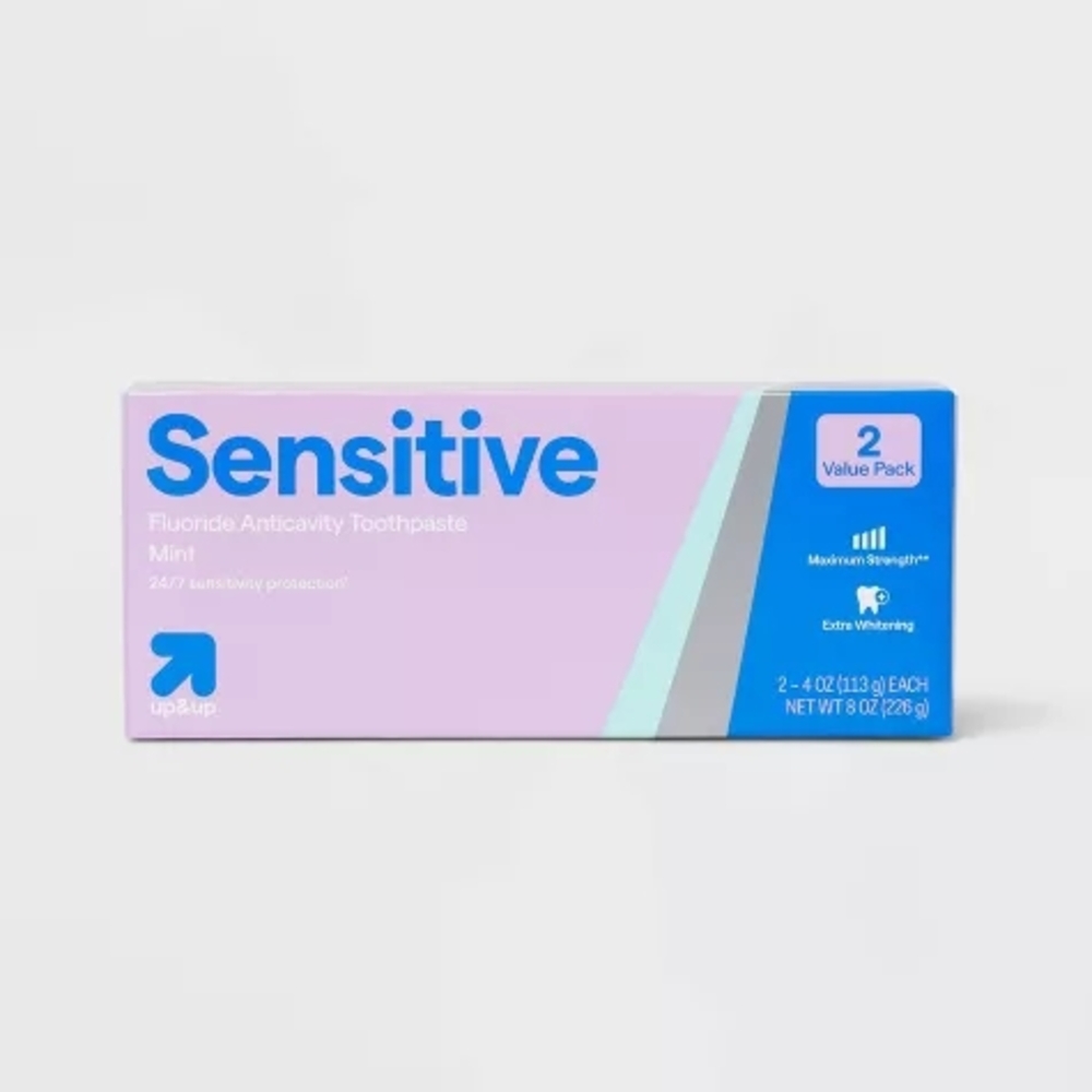 Up & Up Sensitive Toothpaste Value Pack